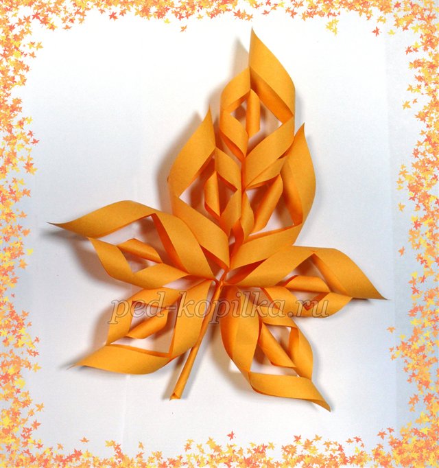 Оригами — Кленовый лист
