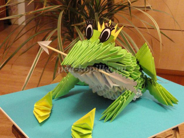 Лягушка Оригами Пошаговая Инструкция - фото 9