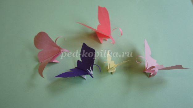 оригами бабочка для детей пошаговая инструкция - фото 10