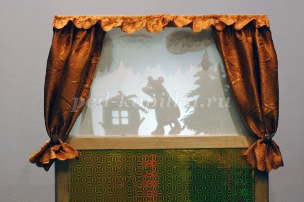 Как сделать театр теней своими руками: делаем экран, декорации и кукол