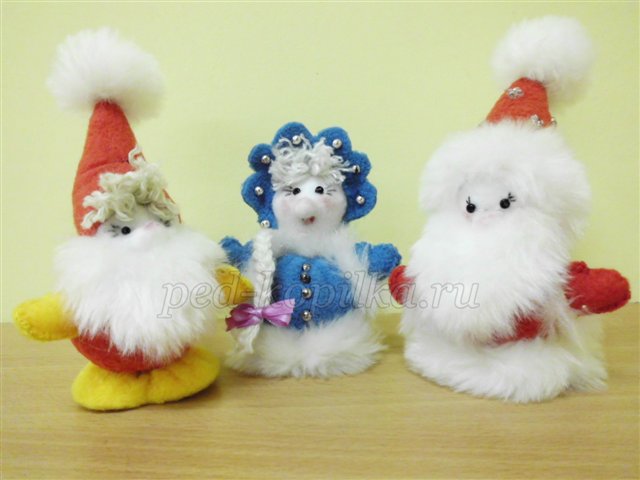 Отзывы о Bondibon Ёлочные игрушки из фетра своими руками Снеговичок, Дед Мороз