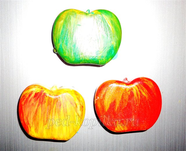 Декоративный магнит Осенние яблочки