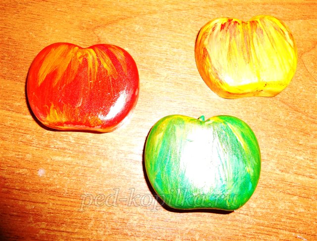 Декоративный магнит Осенние яблочки