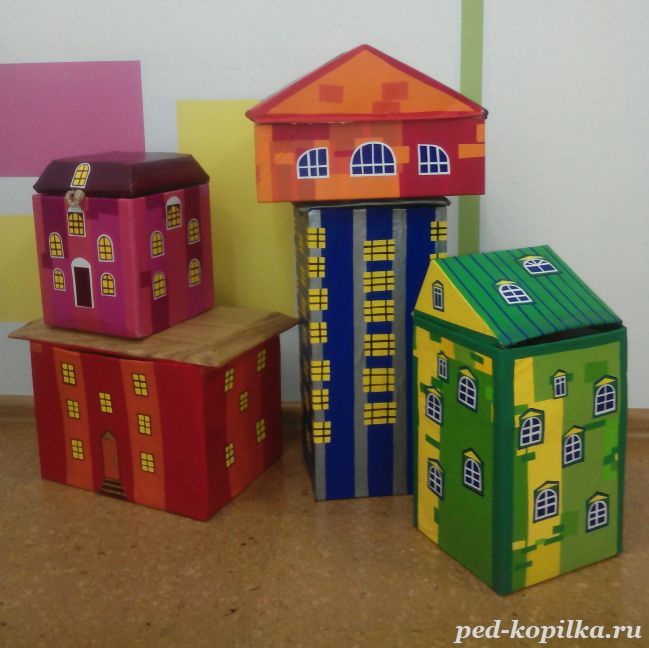 Идеи на тему «Домики из картона своими руками» () | домики, кукольные домики, поделки