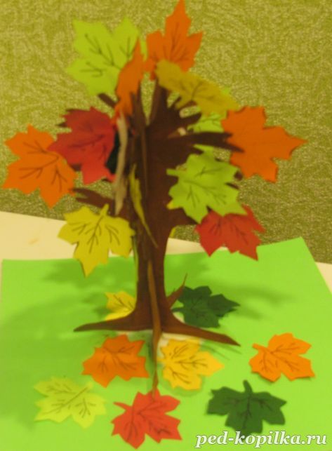 Осенняя поделка в детский сад своими руками