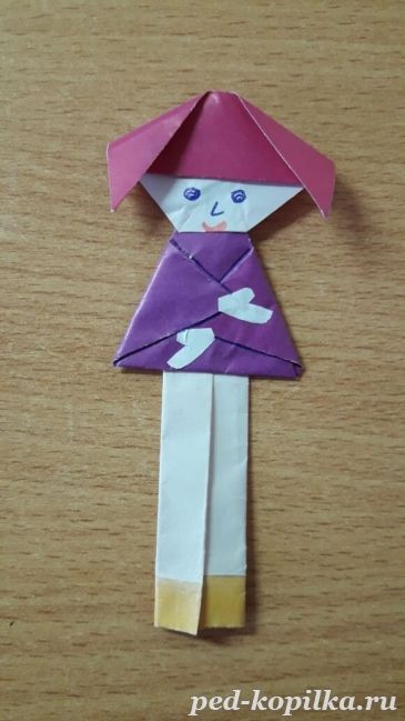 Оригами - девочка