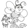 Пчёлка. Раскраска для детей
