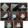 Базовая форма оригами. Зайчик