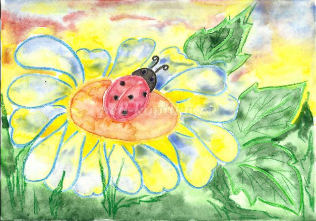 Рисунок лето для ребенка 5 лет