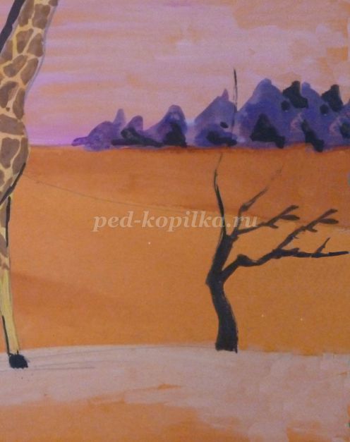 Что нарисовать с ребенком 5 лет жираф