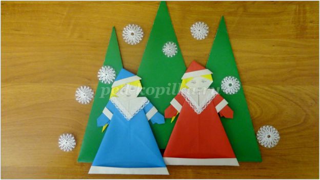 Поделки «Дед Мороз и Снегурочка» своими руками