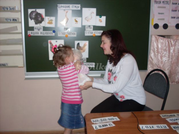 Конспект занятия на развитие речи со слабослышащим ребенком
