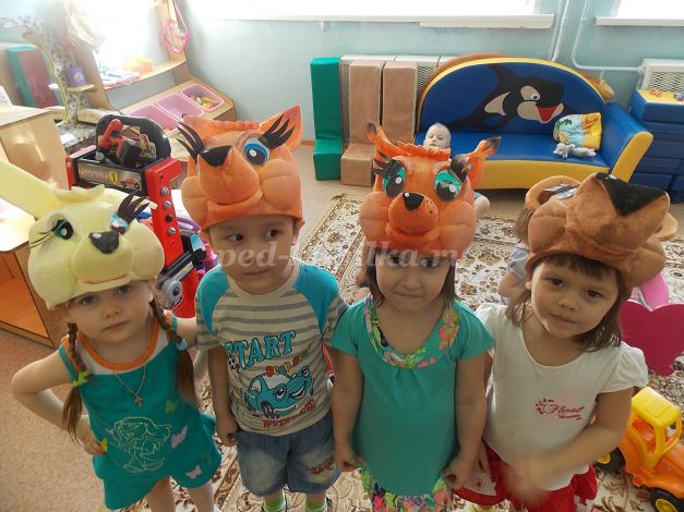 Шапки - маски для театрализованной деятельности в детском саду своими руками