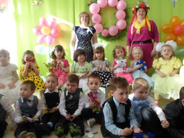 Праздник весны в детском саду старшая группа