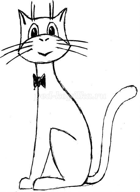 Как легко и красиво нарисовать кошку карандашом: инструкция для начинающих