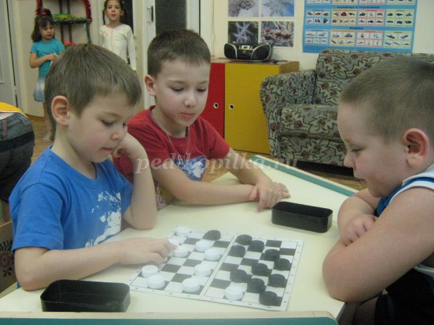 О пользе шашек для детей