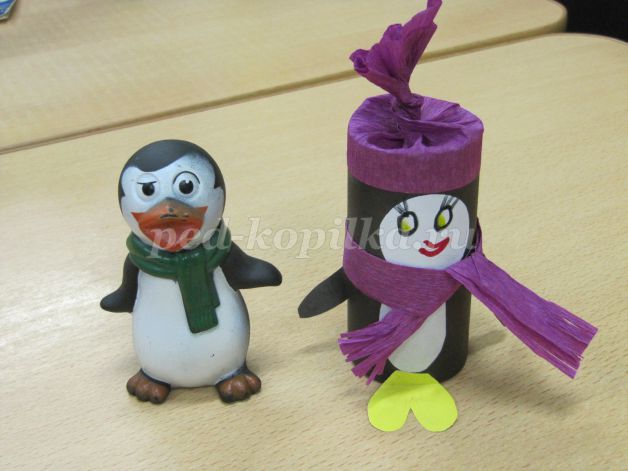 Новогодние игрушки: супер-пингвины