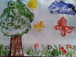 Мастер класс по рисованию для детей от 5 лет «Летнее настроение»