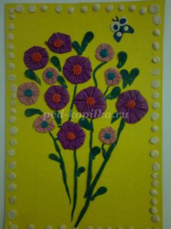 Цветочная композиция из пластилина для детей старшего дошкольного возраста 