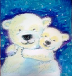 Мастер-класс по рисованию для младших школьников «Белые медведи»