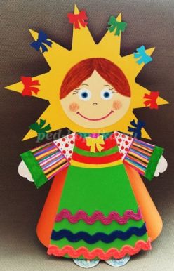 Мастер-класс по изготовлению поделки «Кукла Масленица» из бумаги с пошаговыми фото