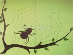 Рисование паука поэтапно с фото для детей младшего дошкольного возраста