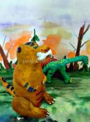 Как сделать динозавра ребенку 5 лет