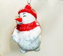 Снеговик - новогодняя игрушка из ваты. Мастер-класс с пошаговыми фотографиями