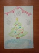 Мастер-класс на тему «Новогодняя открытка в детском саду»