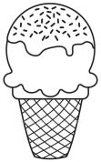 Урок рисования с детьми 5-6 лет «Такое разное мороженое»