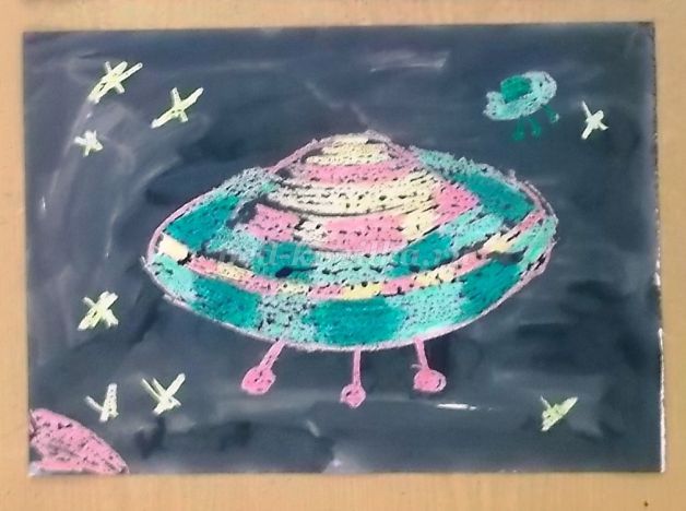 Как нарисовать космос ребенку 5 лет