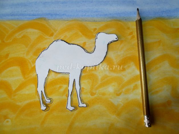 Рисование верблюда в подготовительной группе поэтапно с фото