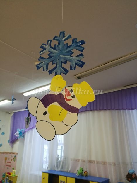 Как по-новогоднему украсить группу в детском саду своими руками: фото