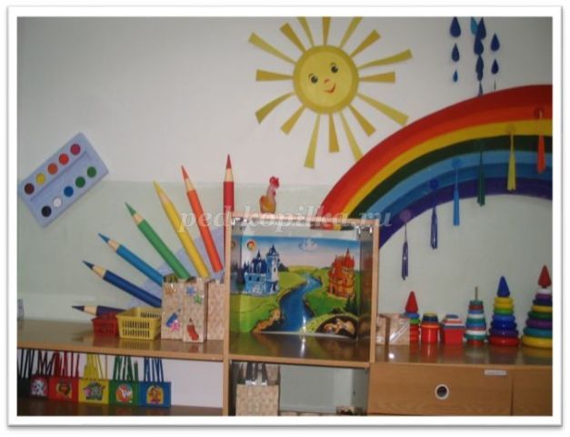 Оформление зала при проведении праздников в детском саду