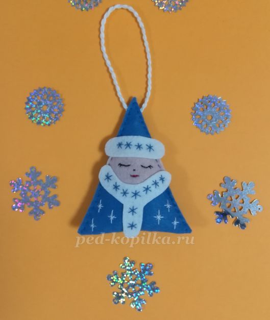 Дед Мороз и Снегурочка из фетра своими руками – 6 пошаговых МК с выкройками